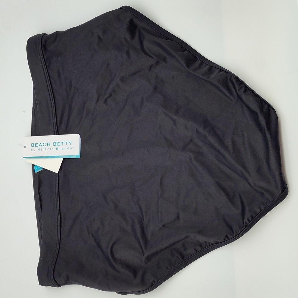 NWT Beach Betty High RIse Bikini Bottoms in black - Picture 6 of 9